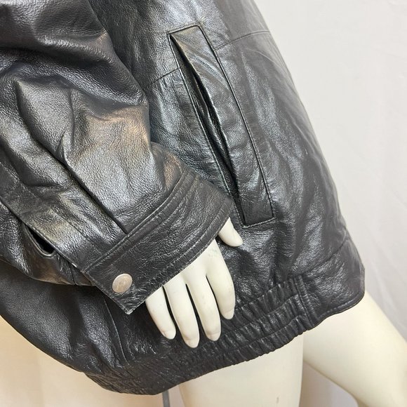 Harbor Bay Black Leather Jacket - Picture 5 of 10